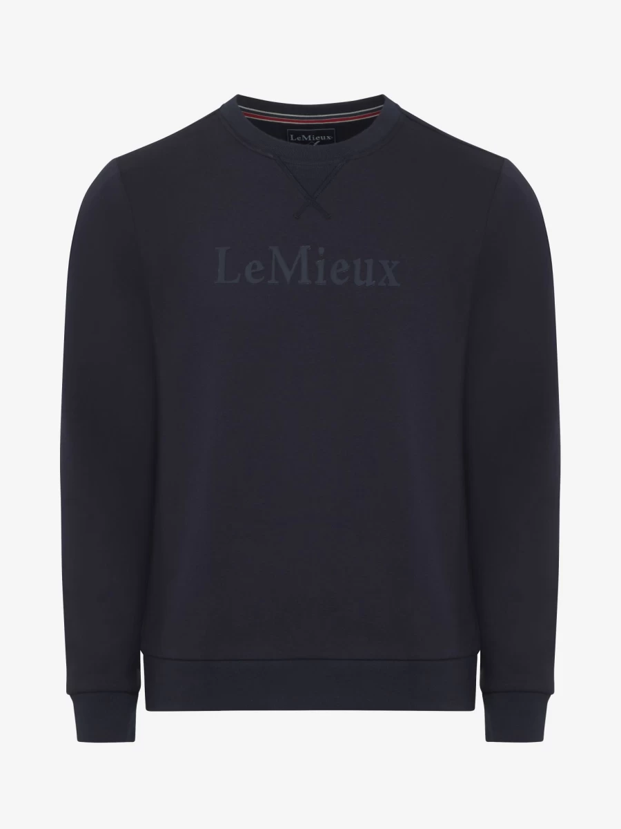LeMieux Men's Premium Navy Crewneck Sweatshirt - Elite Comfort & Style