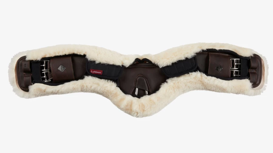 LeMieux Anatomic Girth Cover - Natural Horse Exercise Protection