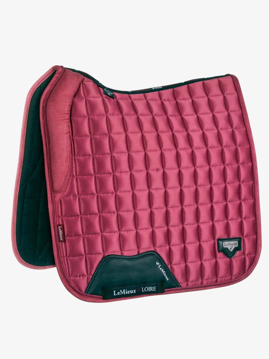 LeMieux French Rose Loire Memory Dressage Square Equestrian Training Pad