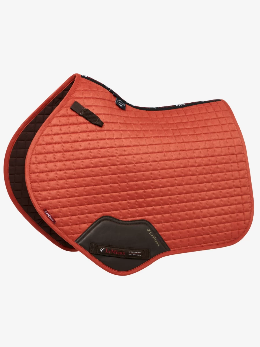 LeMieux Sienna Suede Square Close Contact Saddle Pad for Enhanced Grip and Comfort