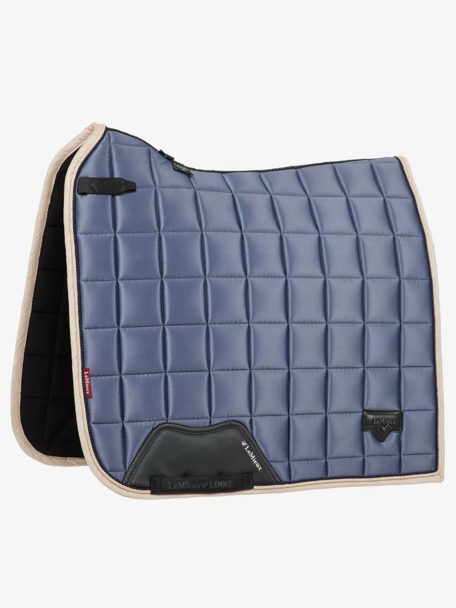 LeMieux Loire Classic Dressage Square in Jay Blue - Equestrian Riding Apparel
