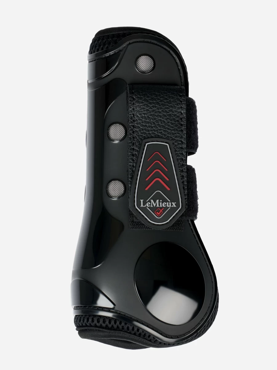 LeMieux Derby Pro Jump Tendon Boots - Black Horse Riding Boots for Jumping & Protection
