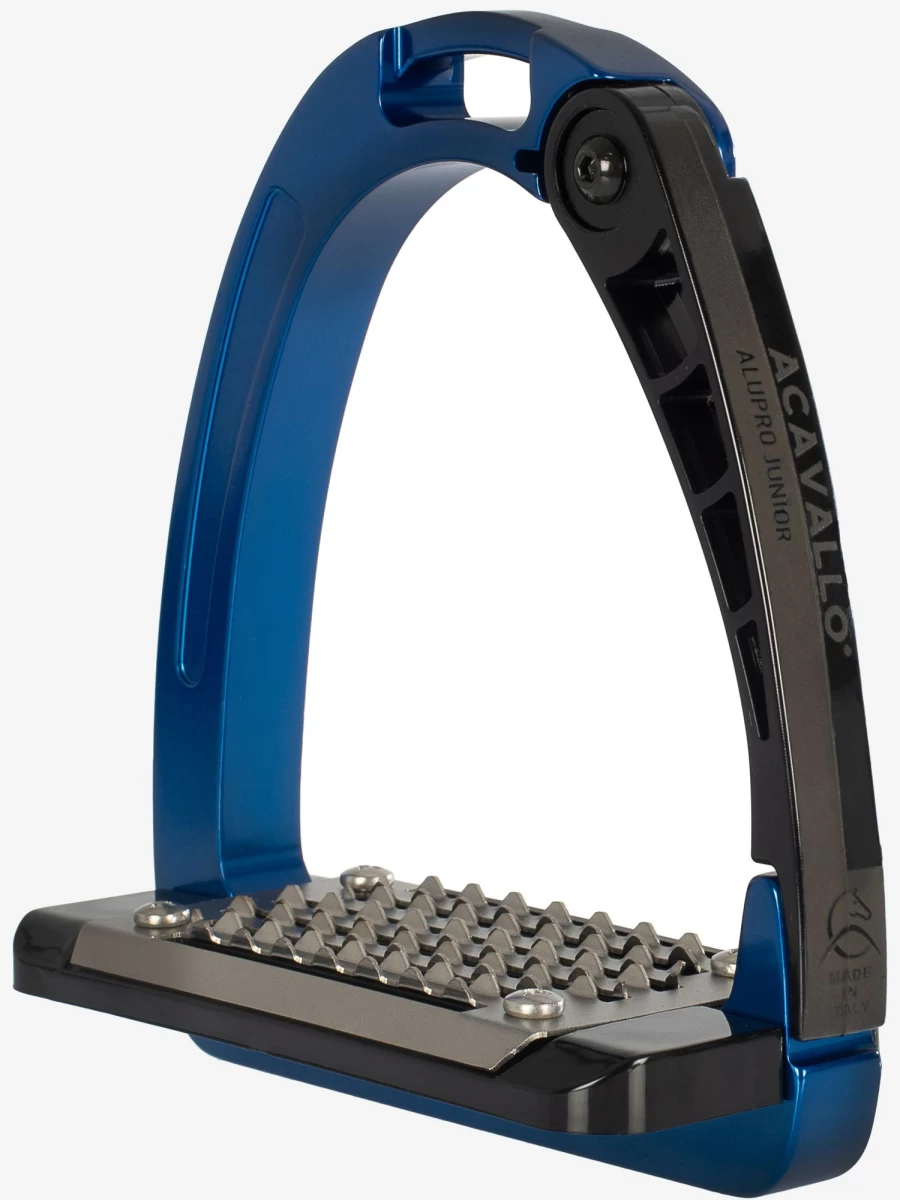 LeMieux Blue Arena Junior Stirrups - One Size Adjustable for Young Riders