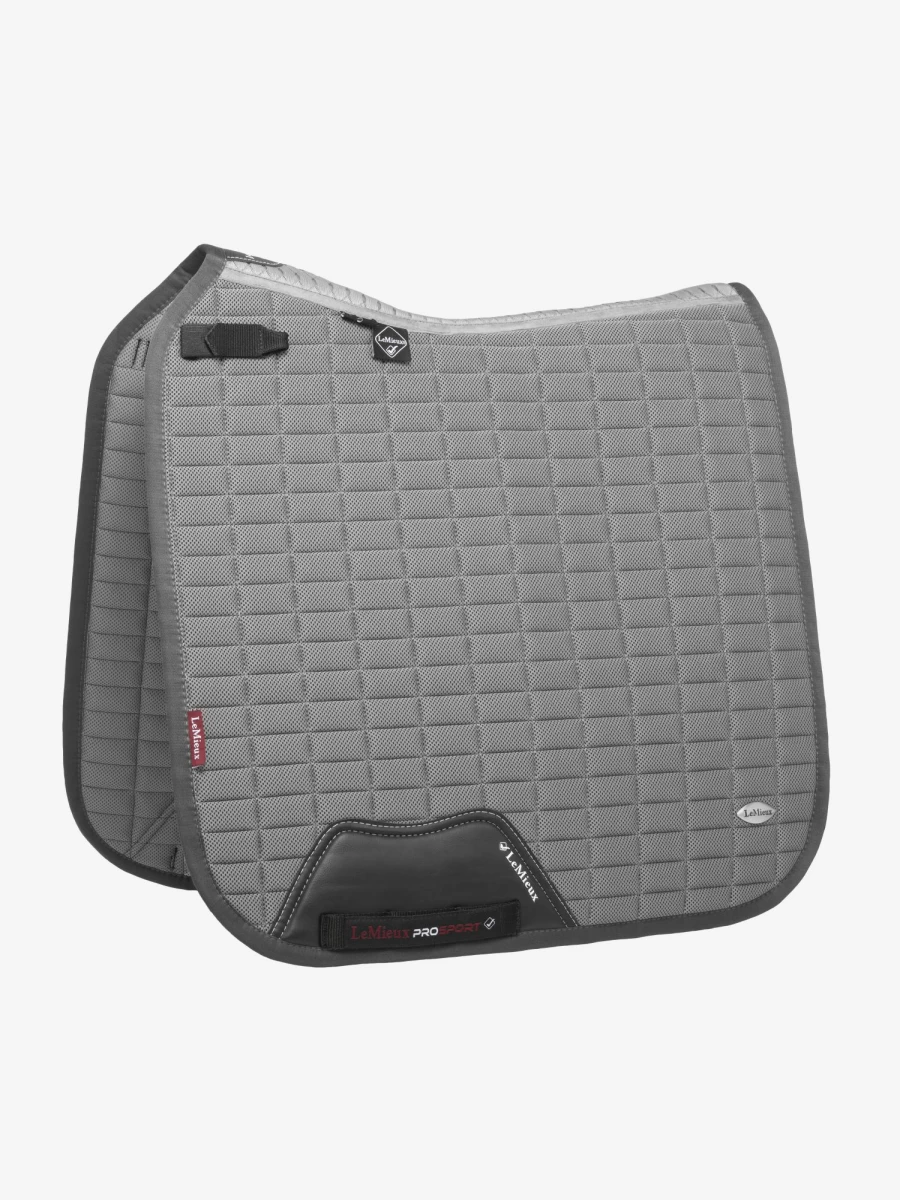 LeMieux Self-Cool Dressage Square Polar Grey Large Horse Riding Cooling Sheet