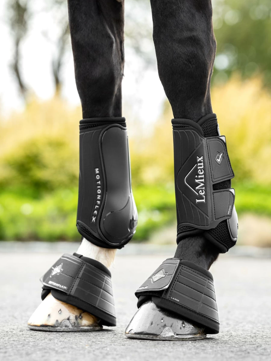 LeMieux Motionflex Dressage Boots - Premium Black Horse Riding Boots for Equestrians