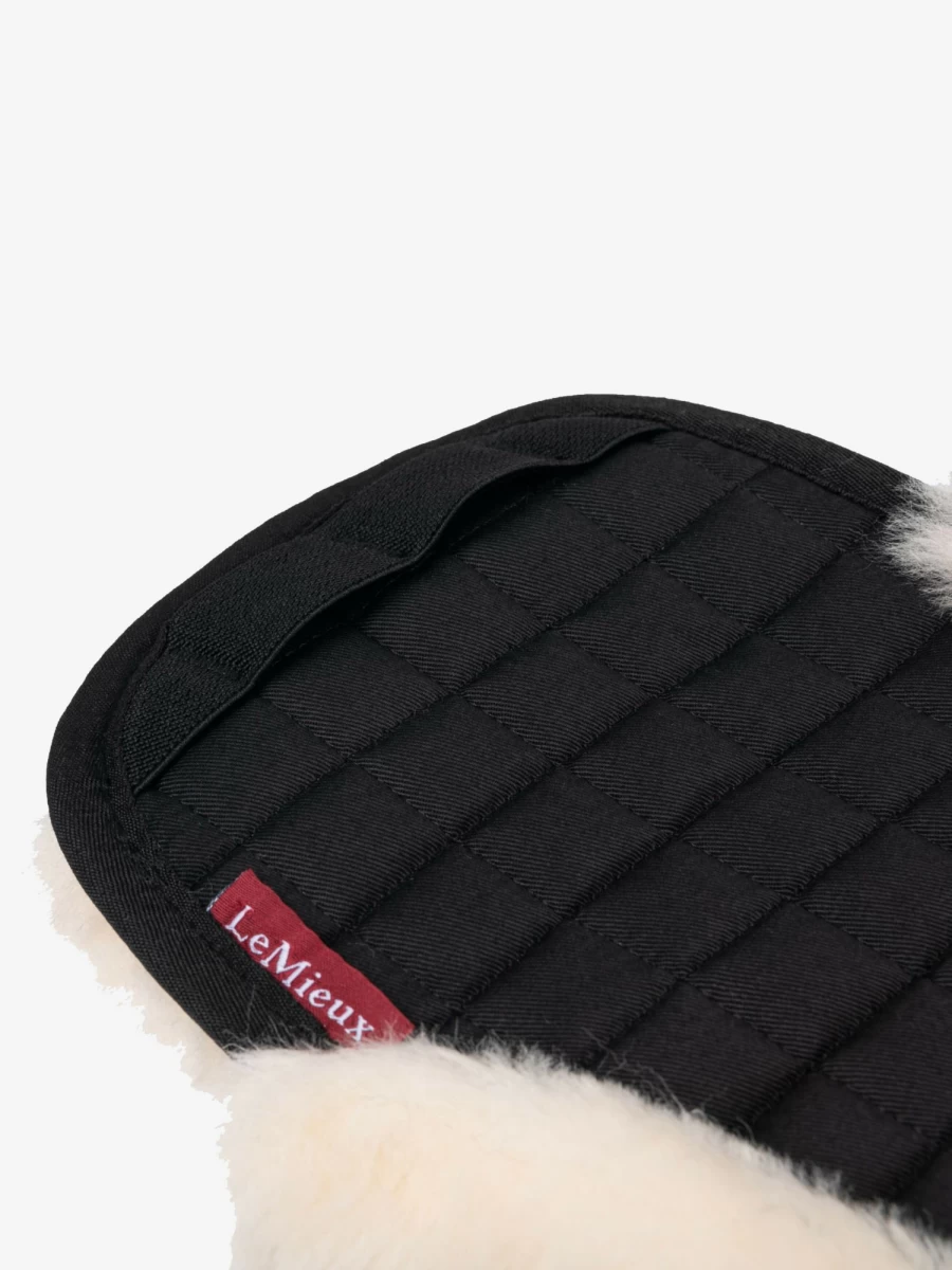 LeMieux Dressage Girth Cover - Black/Natural Equestrian Horse Training Accessory
