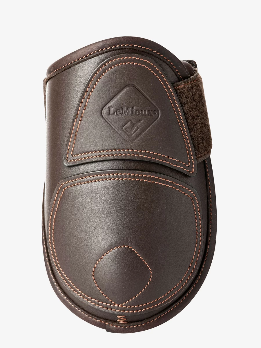 LeMieux Capella Fetlock Boots for Horses - Premium Brown Protective Horse Boots