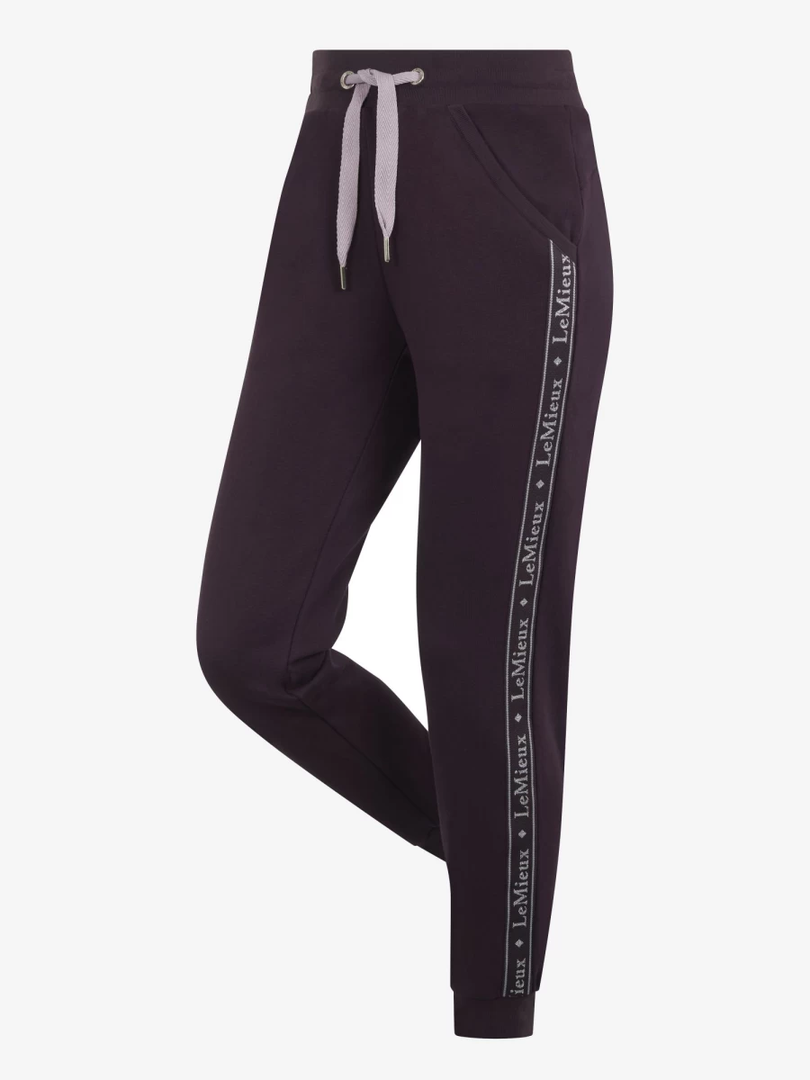 LeMieux Men's Comfort Fit Jogger Pants - Stylish & Breathable Fig Color Casual Trousers