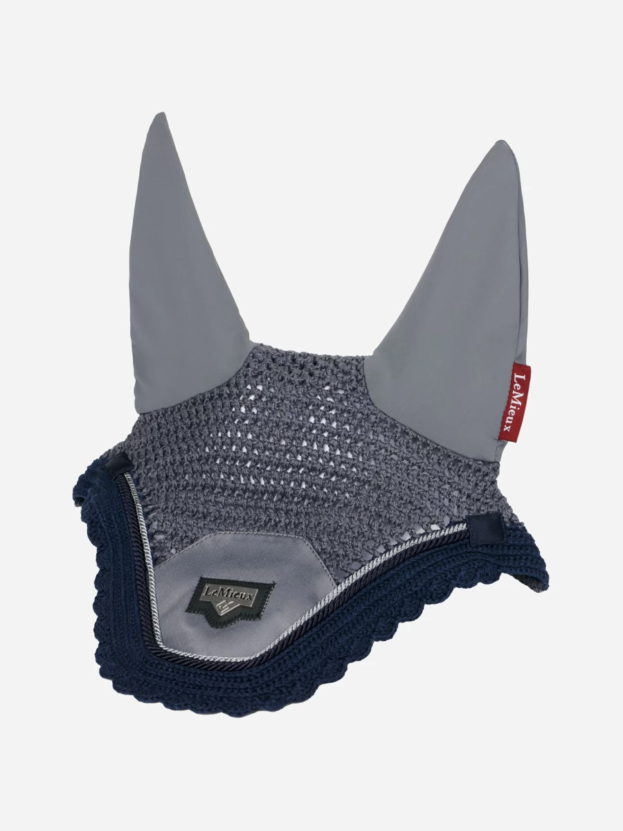 LeMieux Loire Fly Hood Twilight Grey - Lightweight Equestrian Riding Hood