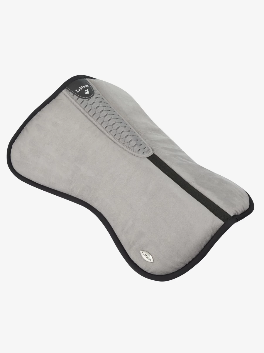 LeMieux Wither Relief Half Pad - Grey Memory Foam for Horse Comfort & Support