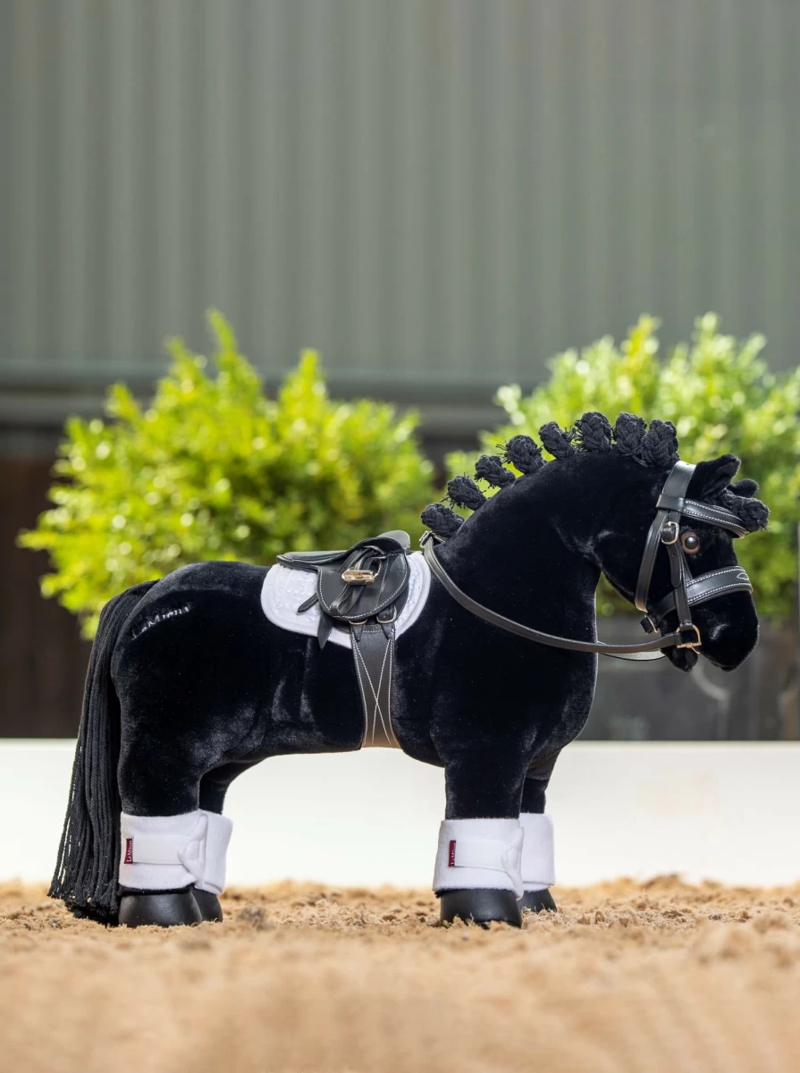 LeMieux White Toy Pony Bandages - One Size Horse Wound Care Wrap
