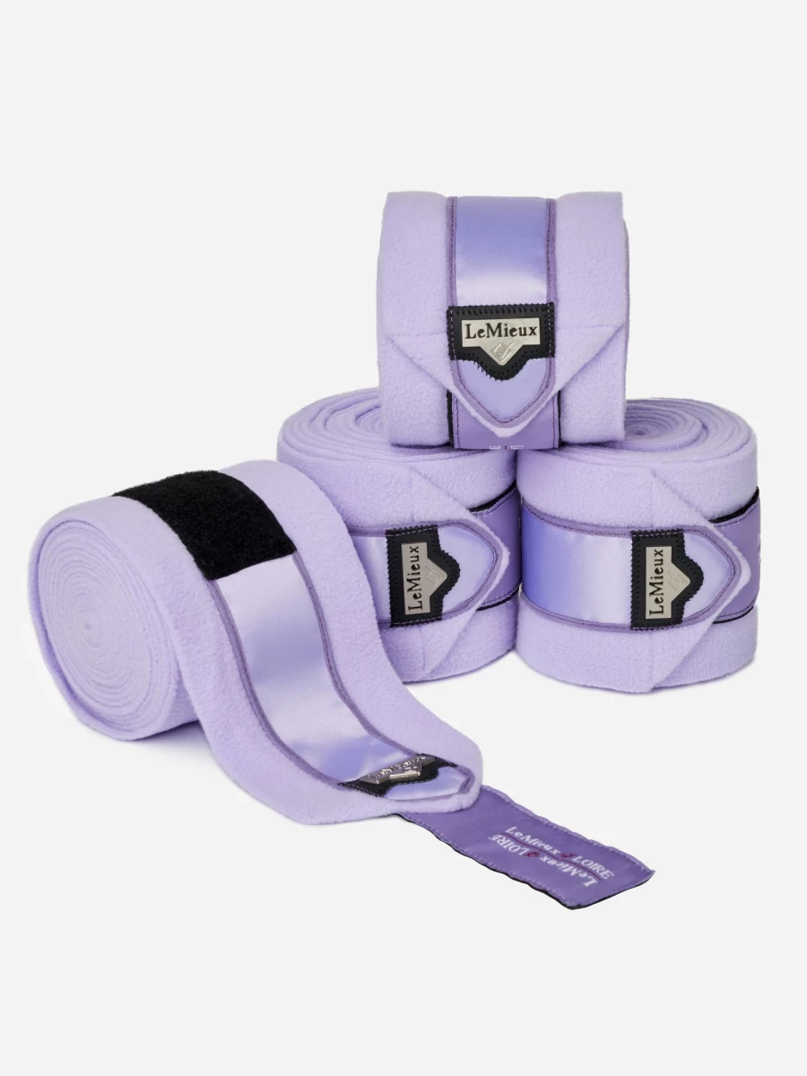 LeMieux Loire Polo Bandages - Premium Equestrian Wisteria Purple Horse Wraps
