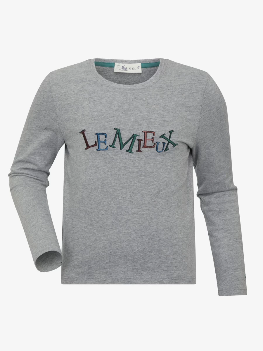 LeMieux Women's Mini Jamie Long Sleeve Top in Grey - Stylish Casual Wear
