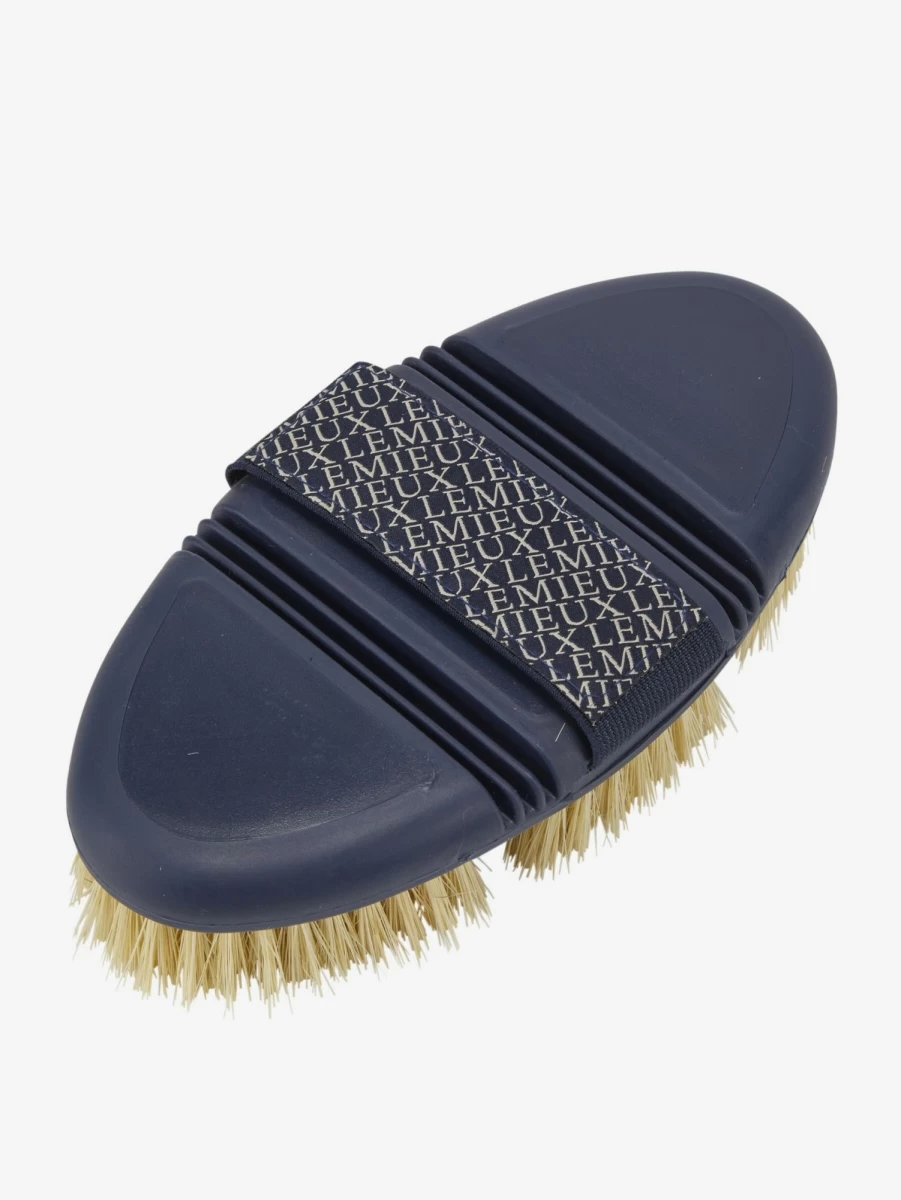 LeMieux Flexi Scrubbing Brush - Ergonomic Cleaning Brush with Non-Slip Grip in Navy Blue