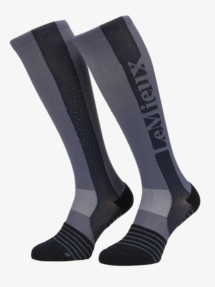 LeMieux Blue Silicone Socks for Horses – Premium Jay Blue Equestrian Grip Socks