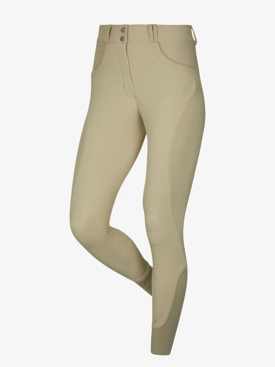 LeMieux Amara II Breech Knee Grip in Beige | Premium Equestrian Knee Patch Breeches
