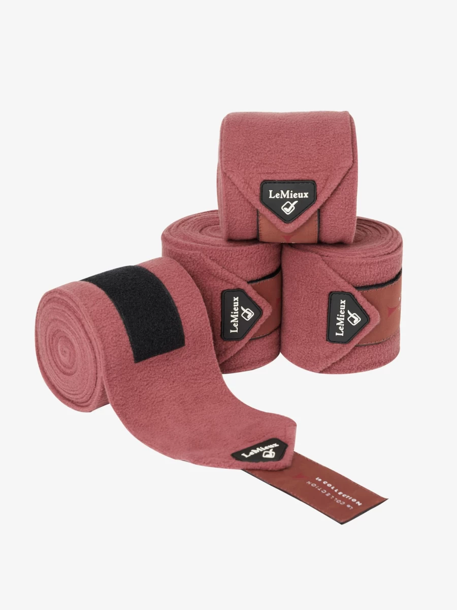 LeMieux Classic Polo Bandages - Premium Horse Orchid Design for Equestrian Sports