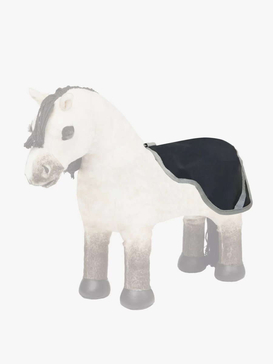 LeMieux Navy Blue Toy Pony Exercise Sheet - One Size Equestrian Training Rug