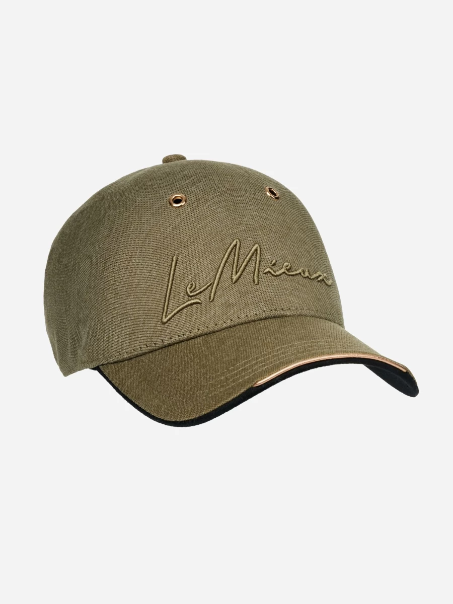 LeMieux Simone Moss Green Baseball Cap - Adjustable One Size Unisex Hat