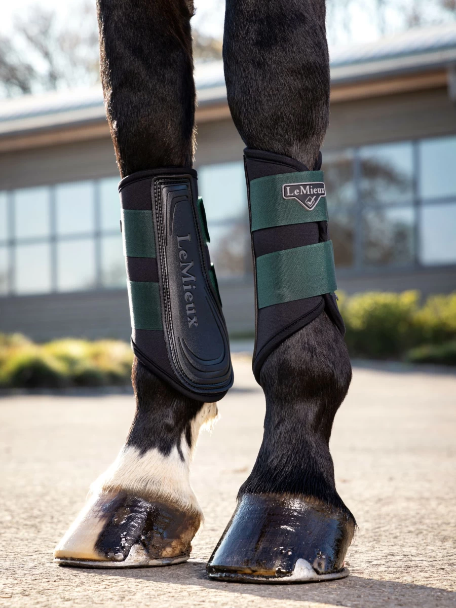 LeMieux Grafter Brushing Boot Spruce - Premium Horse Boots for Protection & Comfort