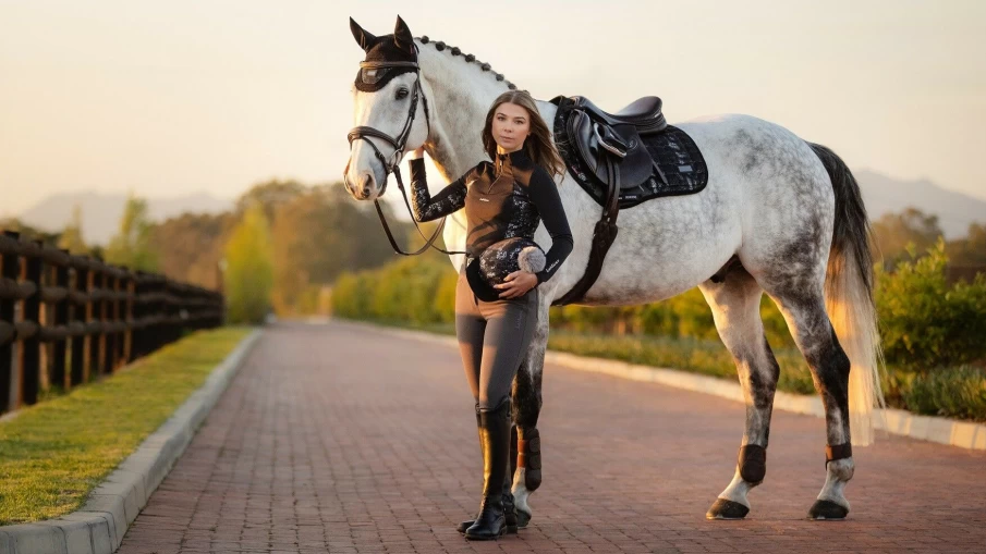LeMieux Adour Eurojump Square Black Horse Riding Boots