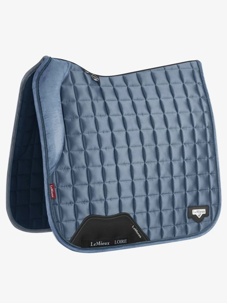 LeMieux Loire Memory Dressage Square Ice Blue Equestrian Training Sheet