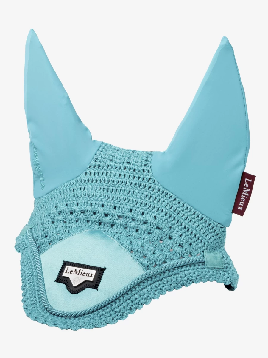 LeMieux Loire Fly Hood Azure - Lightweight Horse Fly Hood with UV Protection