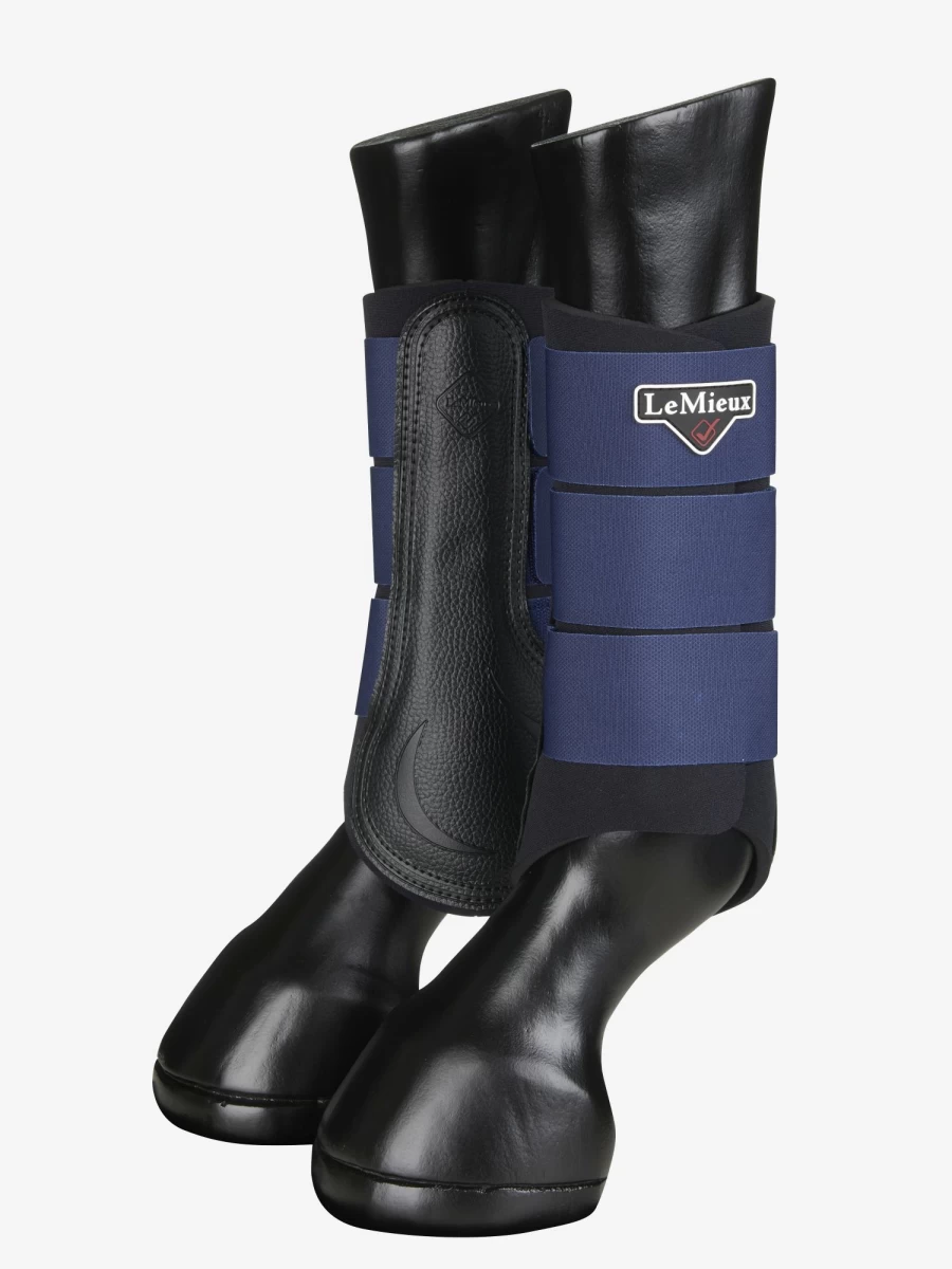 LeMieux Grafter Brushing Boots in Ink Blue – Horse Riding Protective Wear