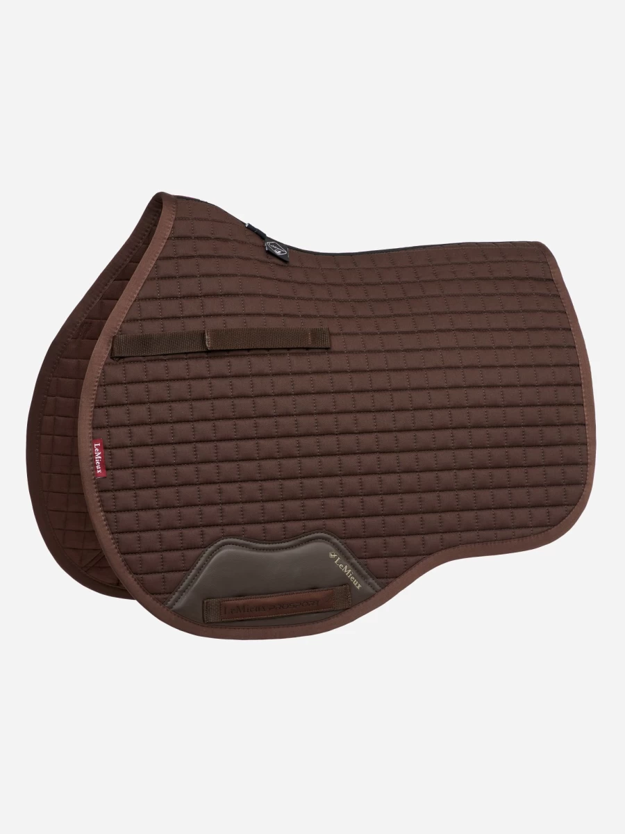 LeMieux Cotton GP Square Brown Horse Riding Saddle Pad