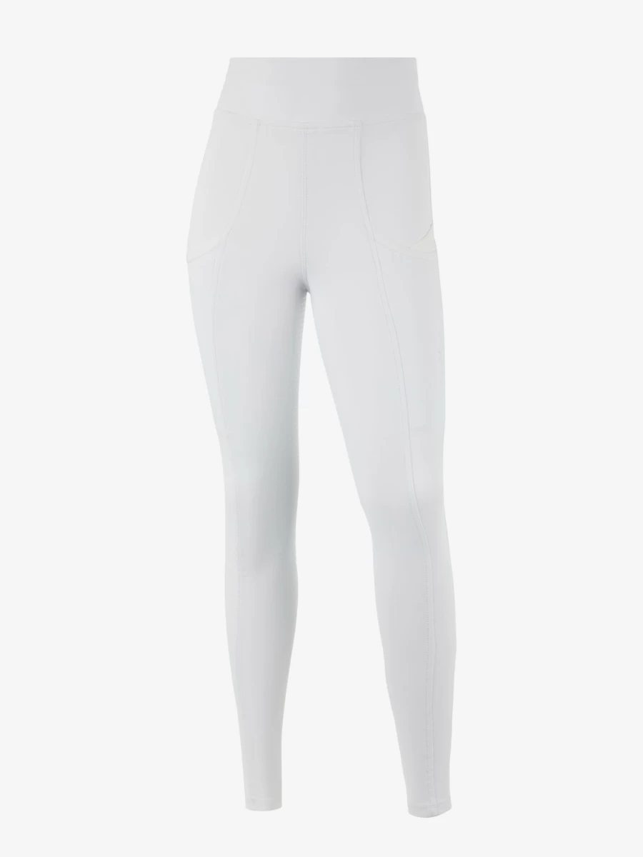 LeMieux Young Rider Pull-On Breech - Comfortable White Equestrian Riding Pants for Kids