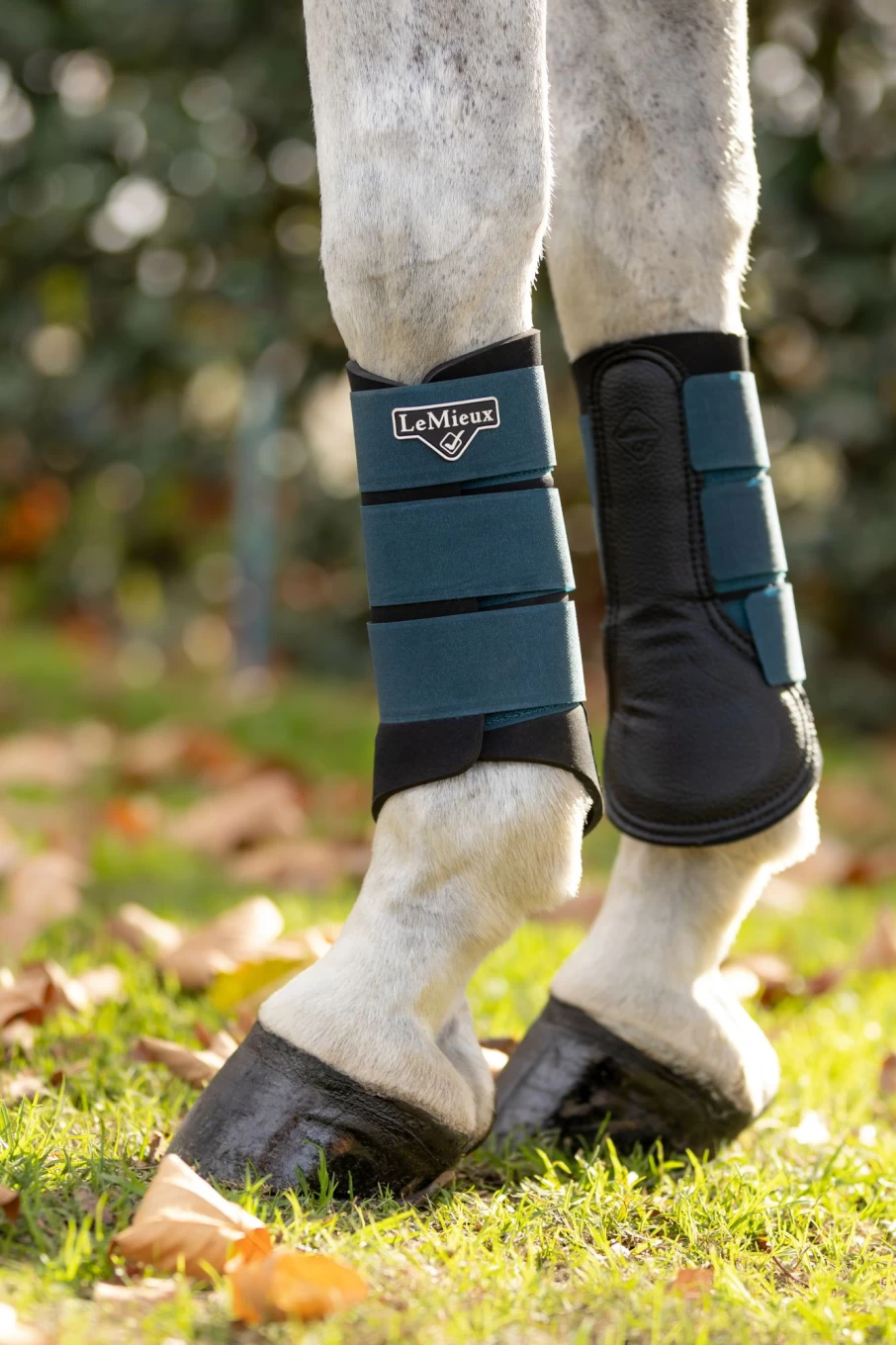 LeMieux Grafter Brushing Boot Marine - Horse Riding Boots for Protection & Comfort