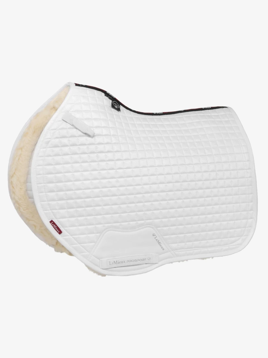LeMieux Sensitive Eurojump Square White Large Horse Riding Saddle Pad