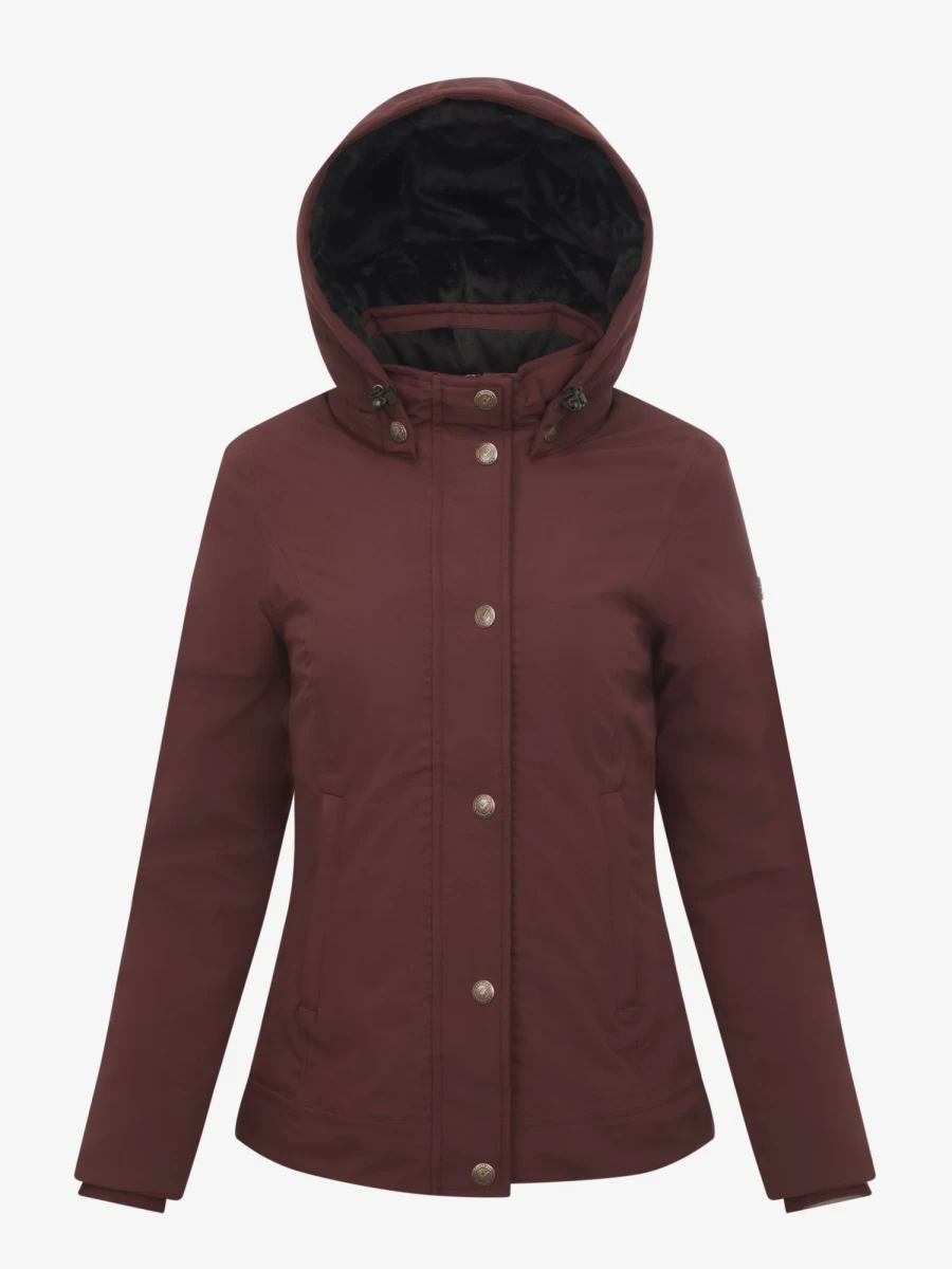 LeMieux Laura Waterproof Short Coat for Women - Lightweight Raincoat with Hood, Windproof Outdoor Jacket