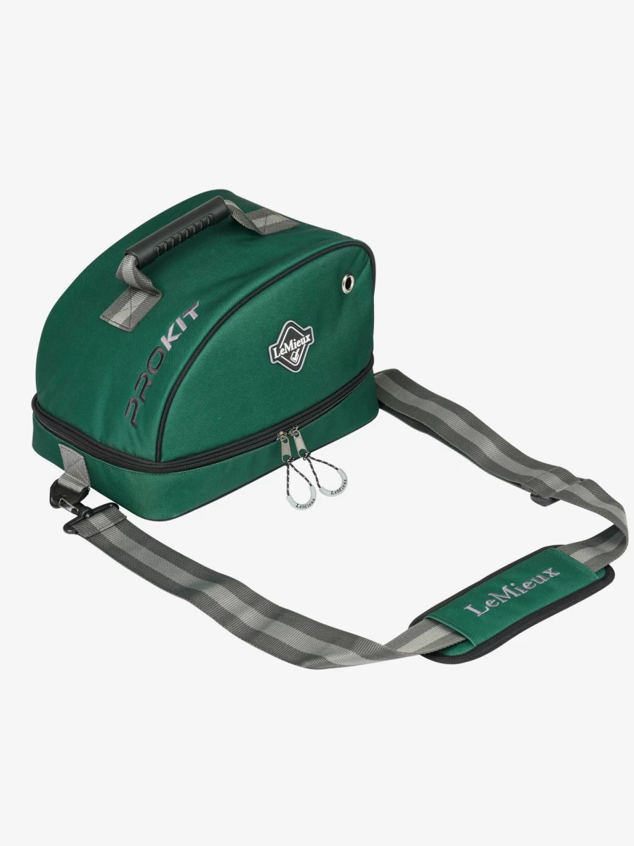 LeMieux Spruce Green Hat Bag - Adjustable One Size Equestrian Riding Accessory