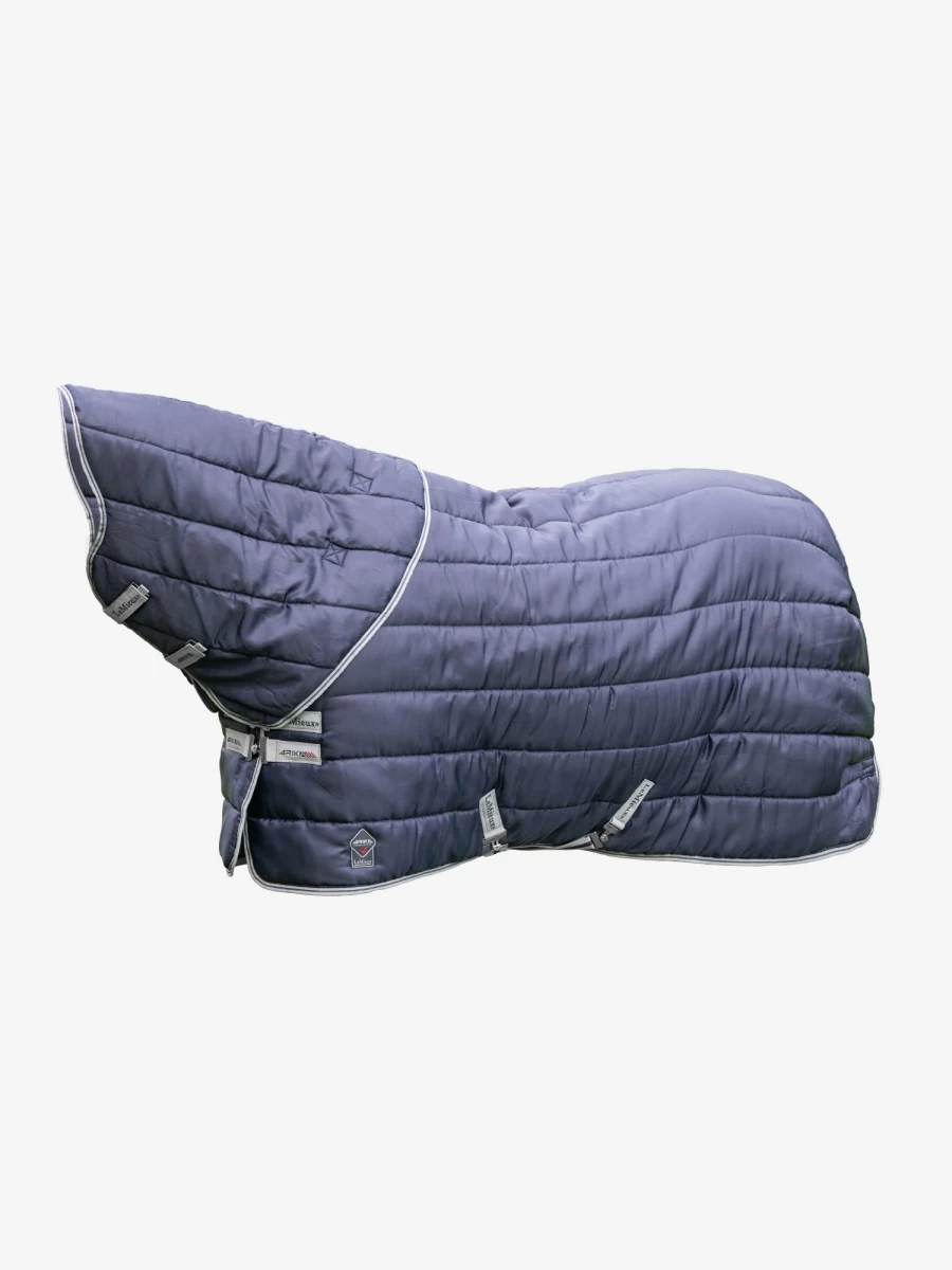 LeMieux Stable-Tek Breathable Neck Cover 100G in Navy Blue for Horse Riding Comfort