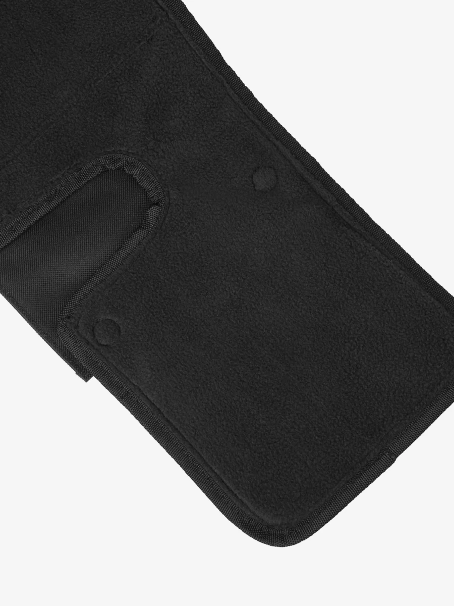 LeMieux Black Vector Stirrup Cover - One Size Equestrian Riding Accessory