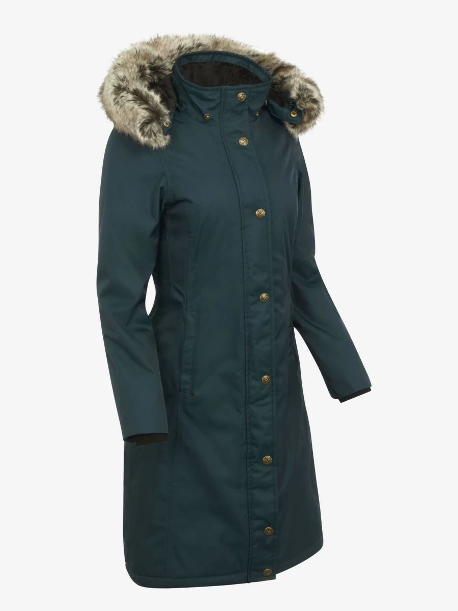 LeMieux Loire Waterproof Equestrian Riding Coat for Women & Men – Spruce Green Equestrian Jacket