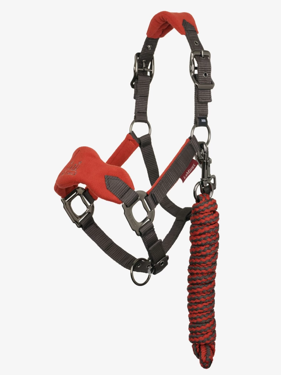 LeMieux Mini Vogue Headcollar & Lead Rope in Sienna for Horses