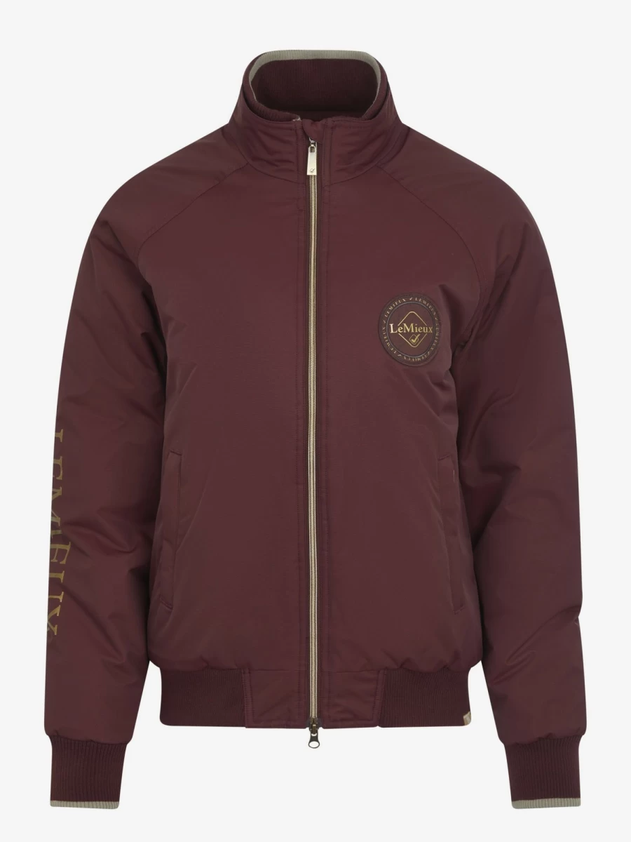 LeMieux Elite Crew Jacket - Burgundy Red Stylish Men's Outerwear