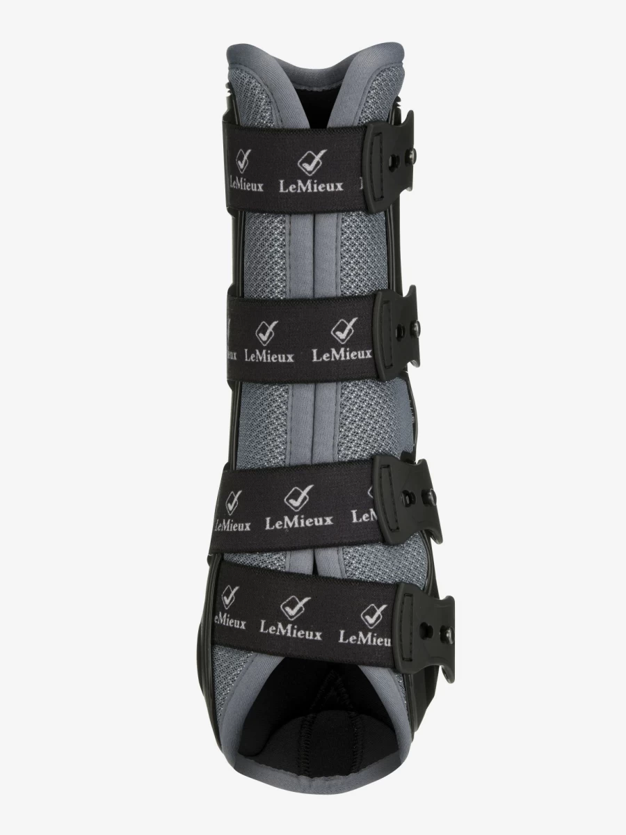 LeMieux Ultra Comfort Grey Mesh Snug Boots for Enhanced Fit and Style