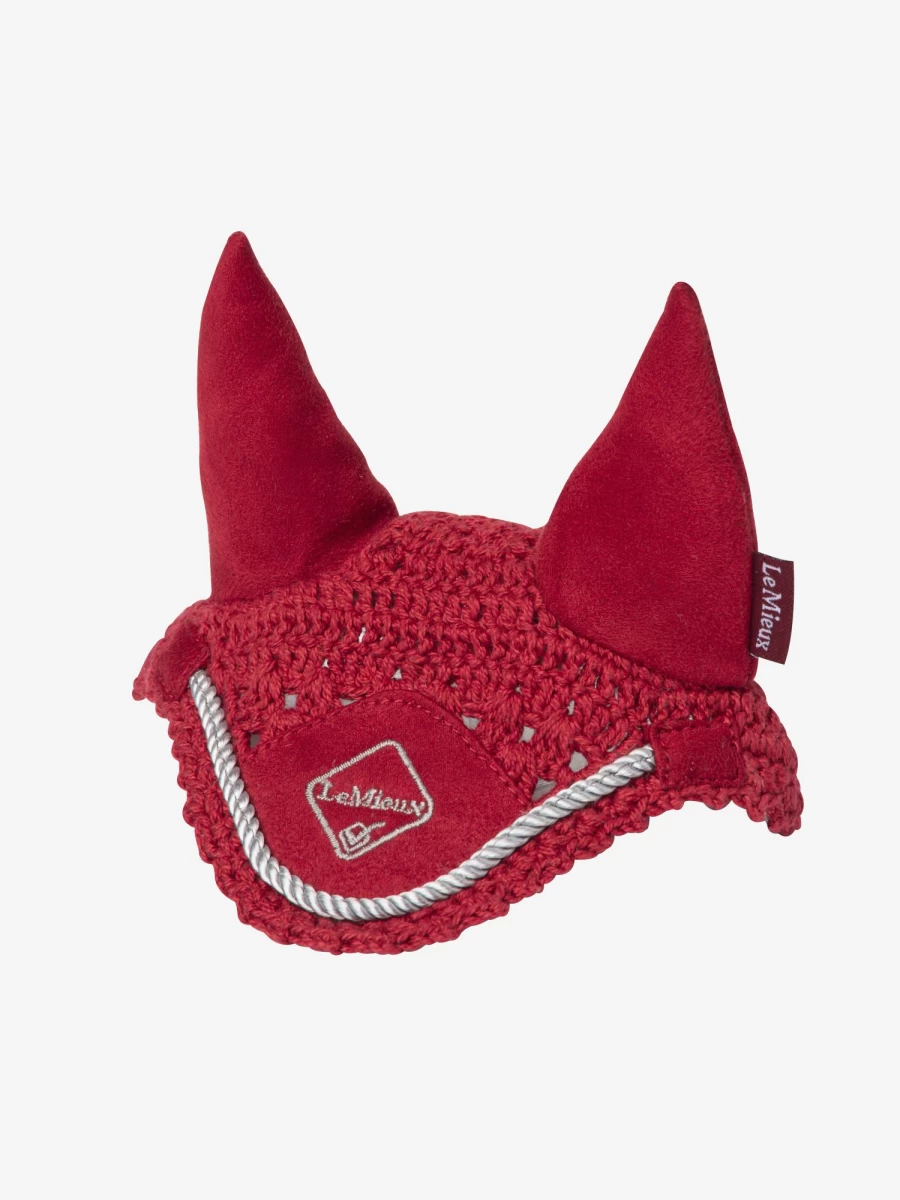 LeMieux Fly Hood with Toy Pony & Chilli Design - One Size Equestrian Accessory