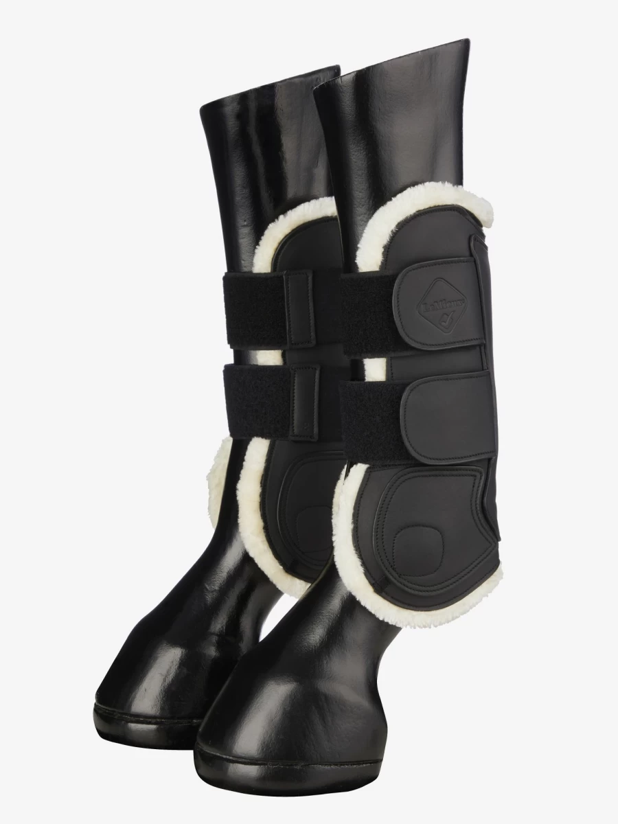 LeMieux Capella Comfort Tendon Boots for Horses - Black Equestrian Support Boots
