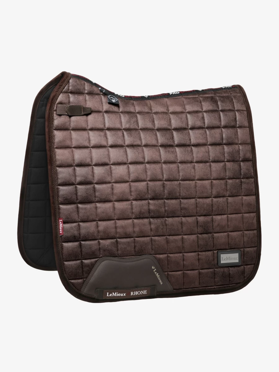 LeMieux Rhone Dressage Square Espresso Large Horse Riding Saddle Pad