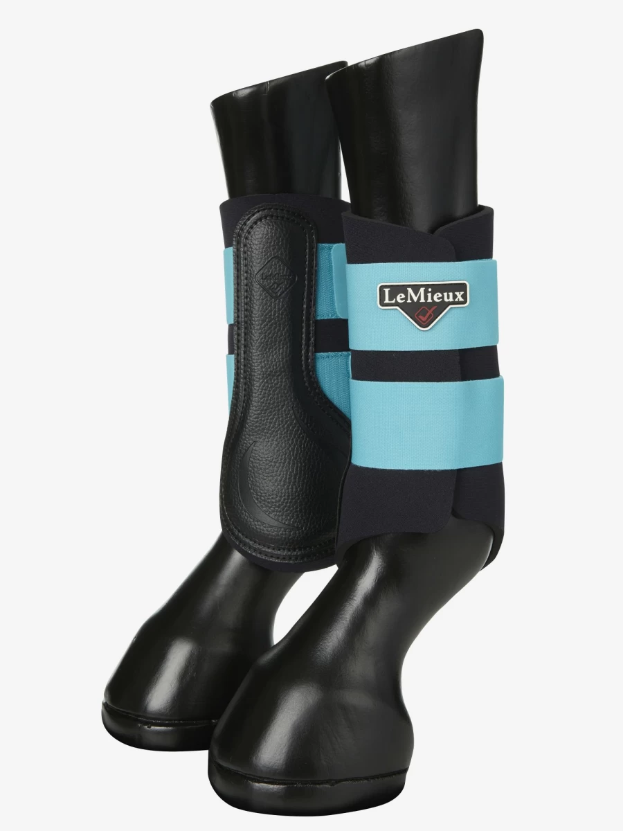 LeMieux Grafter Brushing Boot Azure - Horse Boots for Protection & Comfort
