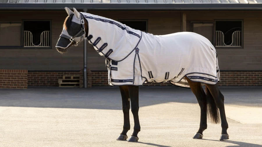 LeMieux Kudos Gladiator Fly Rug - Breathable Horse Fly Sheet with UV Protection