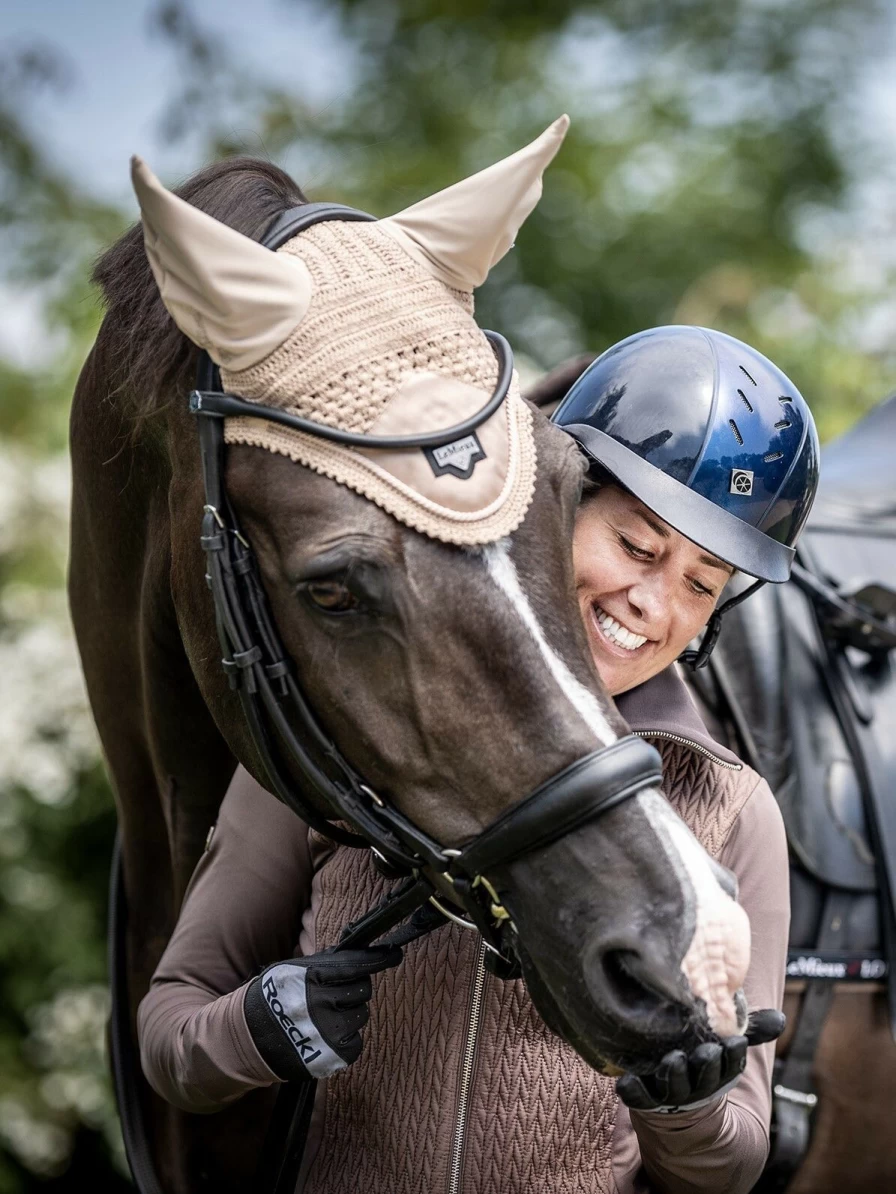 LeMieux Loire Fly Hood with Mink Trim Equestrian Riding Accessory
