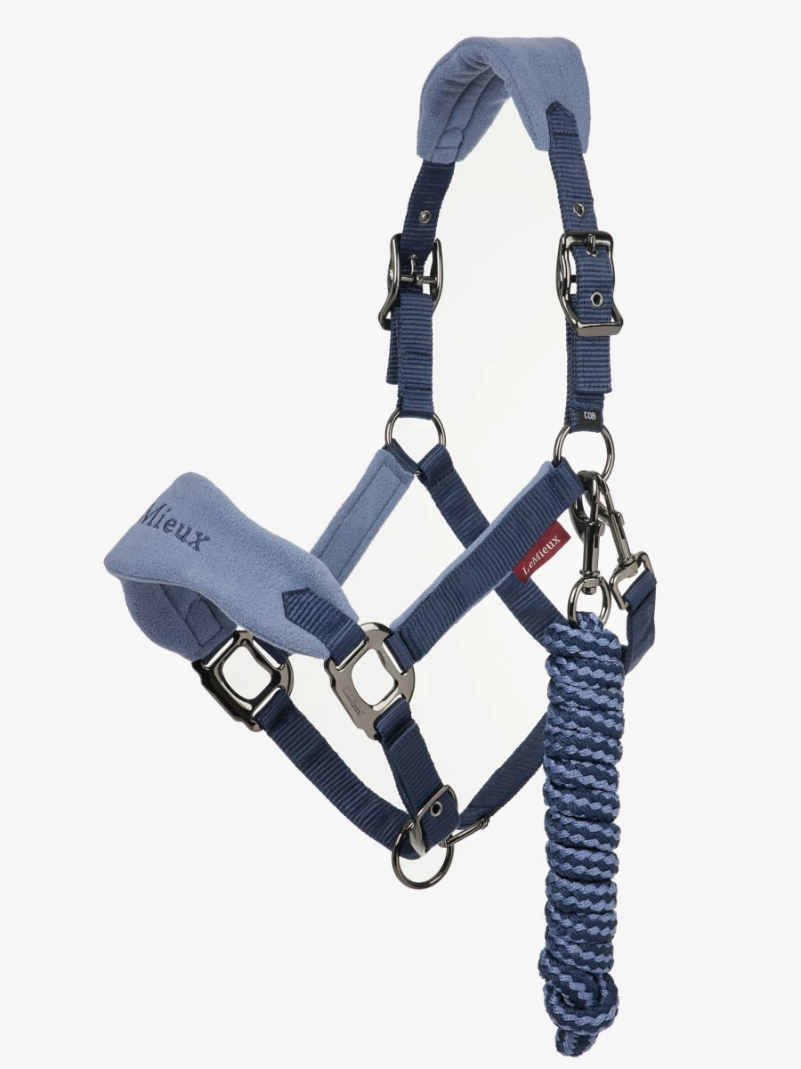 LeMieux Vogue Indigo Headcollar and Lead Rope Set for Horses