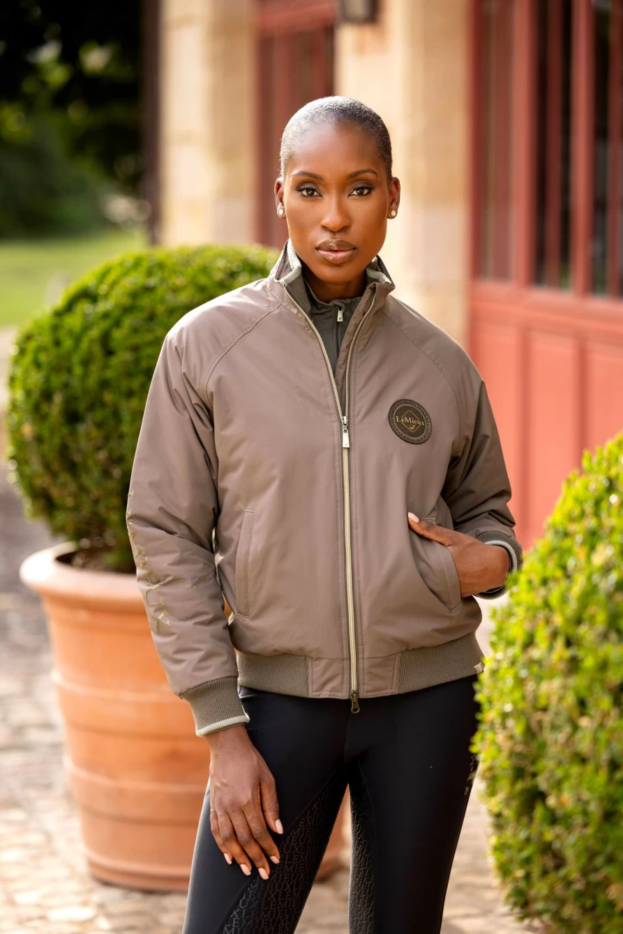 LeMieux Elite Crew Jacket - Premium Walnut Color Outerwear for Men & Women