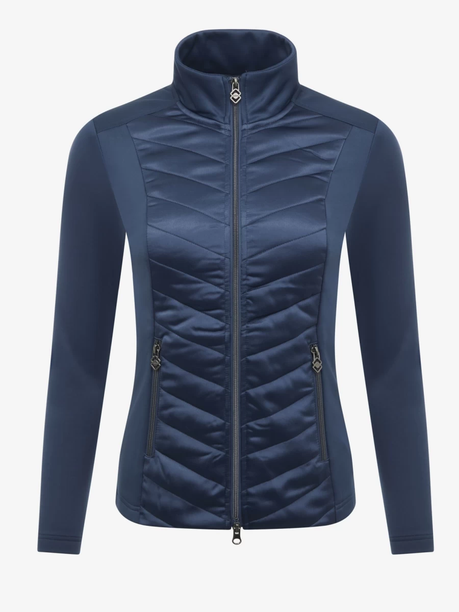 LeMieux Dynamique Waterproof Jacket for Women - Lightweight Atlantic Blue Equestrian Riding Coat