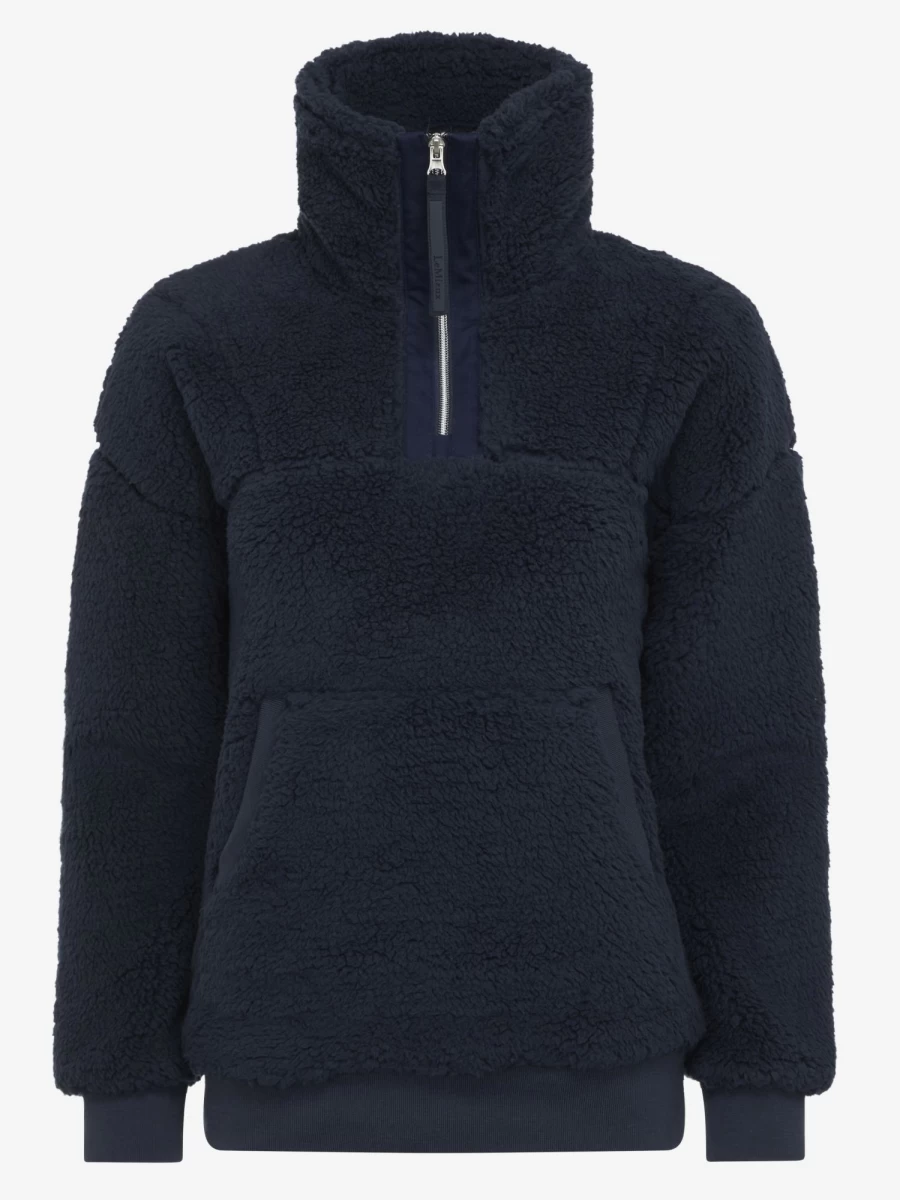 LeMieux Tara Teddy Fleece Jacket in Navy - Soft & Warm Winter Coat
